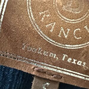 Double D Ranch women Dark Blue structured Jeans Jacket  
Size S